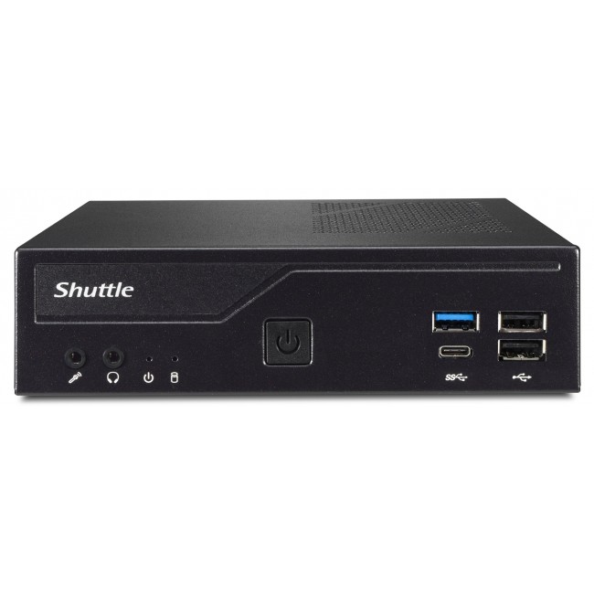 Shuttle Slim PC DH610 , S1700, 1x HDMI, 2x DP , 1x 2.5