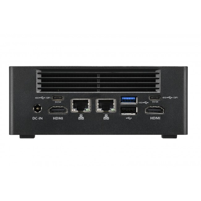 Shuttle Nano PC NT10H5, Intel Core Ultra 5 125H, Intel Arc graphics, 2xHDMI, 2xUSB 4.0 (DP), 2x2.5Gbit LAN, incl. VESA 24/7 permanent operation