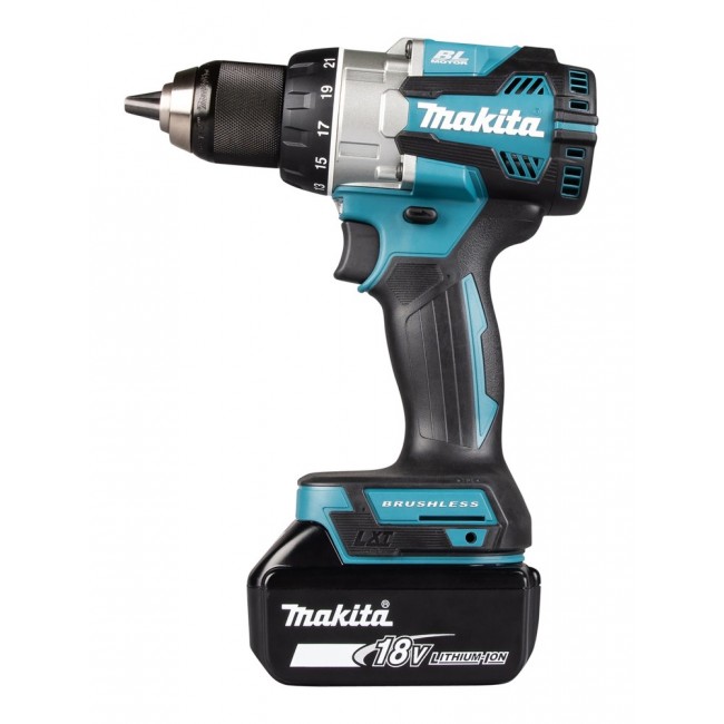 Makita DDF489RTJ power screwdriver/impact driver 1800 RPM Black, Blue, Steel