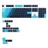Glorious GPBT Gradient Keycaps, ANSI Layout (US), PBT, Dye-Sub - Celestial Ice