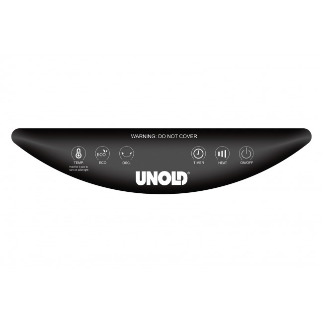 Unold 86545 electric space heater Indoor Black, Wood Fan electric space heater