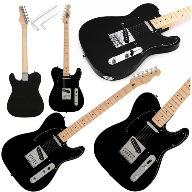 V-TONE ETL39 BK 4/4 Telecaster Electric Guitar V-TONE ETL39 BK 4/4 Telecaster Electric Guitar