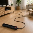 Esperanza ELK219K Power strip 6GN/5M Black