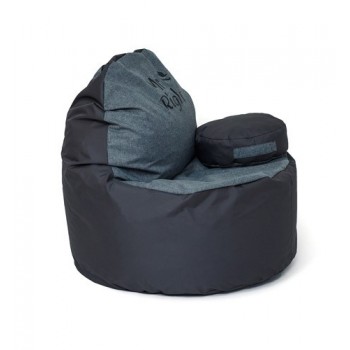 Sako sack pouffe Coffee graphite-grey XXL 120 x 80 cm