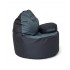 Sako sack pouffe Coffee graphite-grey XXL 120 x 80 cm