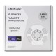 Qoltec Professional 3D Printing Filament | PLA PRO | 1.75mm | 1kg | Silver