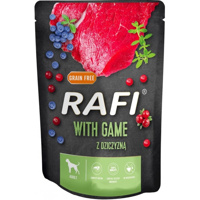 DOLINA NOTECI RAFI Wet dog food Venison, blueberry, cranberry 300 g