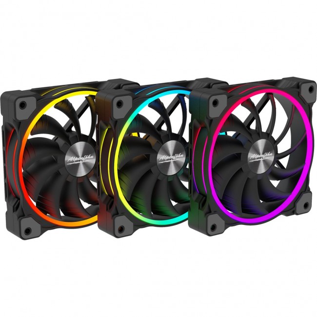 Alpenf hn Wing Boost 3 Computer case, Processor Fan 12 cm Black 3 pc(s)