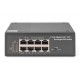 Digitus 7 Port Gigabit Ethernet Netzwerk PoE Switch, Industrial, Unmanaged, 1PD Port