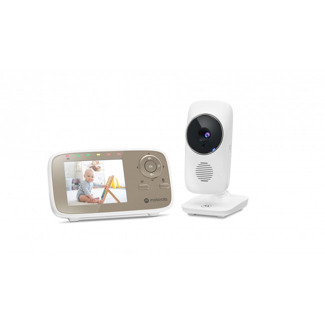 Motorola VM483 video baby monitor 300 m FHSS Gold, White Motorola VM483 video baby monitor 300 m FHSS Gold, White