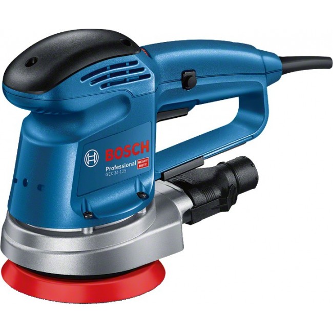 Bosch GEX 34-125 Orbital sander 12000 RPM 24000 OPM Blue 340 W Bosch GEX 34-125 Orbital sander 12000 RPM 24000 OPM Blue 340 W