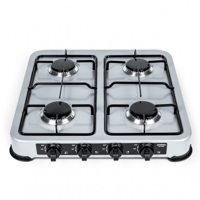 PROMIS KG400 Four-burner gas stove silver PROMIS KG400 Four-burner gas stove silver