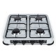 PROMIS KG400 Four-burner gas stove silver PROMIS KG400 Four-burner gas stove silver