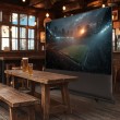 Maclean MC-964 portable projection screen, compact, floor, 100