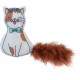 ZOLUX Chatouille Cat with feathers and catnip - cat toy - 13cm