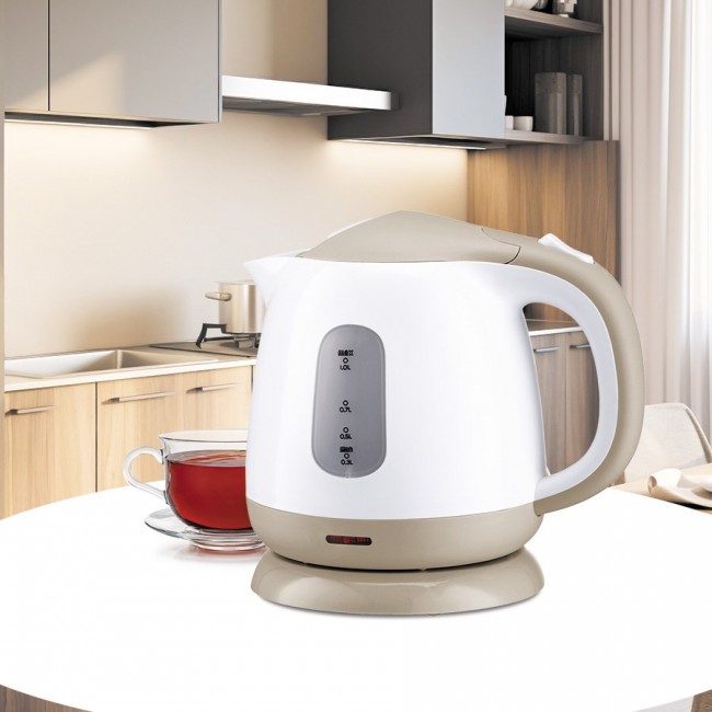 MAESTRO MR-012-BEIGE electric kettle 1 L 1100 W Beige, White