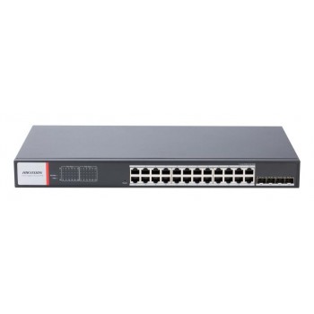 Hikvision DS-3T1528HP-SI-24P4F network switch Managed Gigabit Ethernet (10/100/1000) Power over Ethernet (PoE) Black