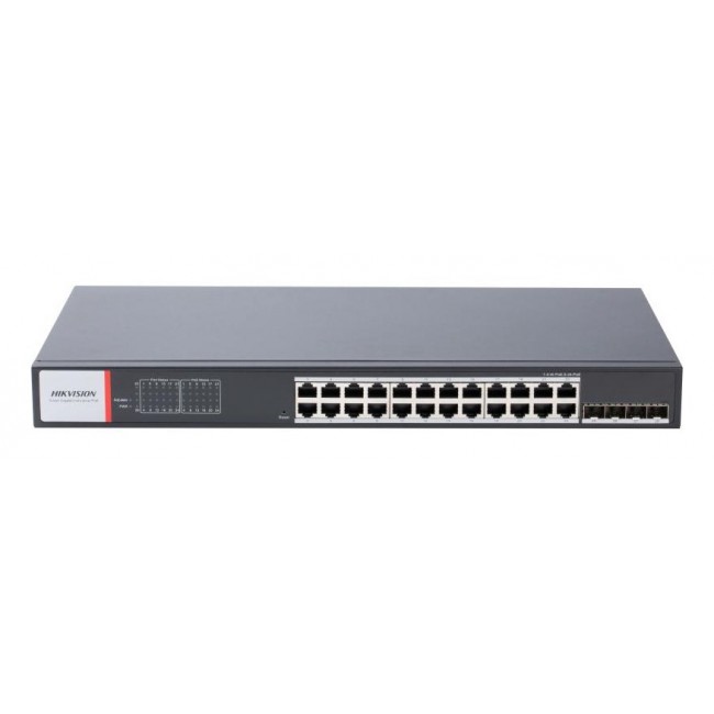 Hikvision DS-3T1528HP-SI-24P4F network switch Managed Gigabit Ethernet (10/100/1000) Power over Ethernet (PoE) Black Hikvision DS-3T1528HP-SI-24P4F network switch Managed Gigabit Ethernet (10/100/1000) Power over Ethernet (PoE) Black