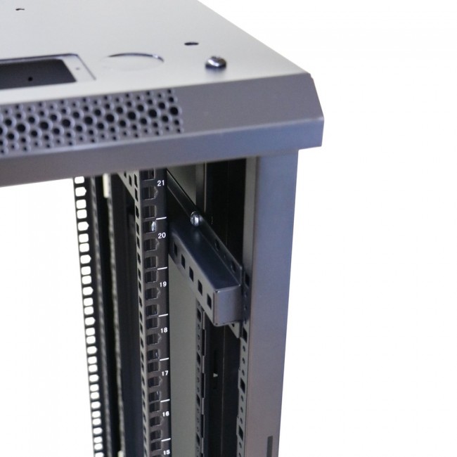 Extralink Rackmount cabinet 22U 600x800 Black standing