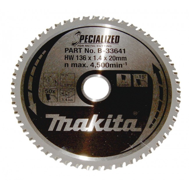 Makita Specialized circular saw blade 13.6 cm 1 pc(s) Makita Specialized circular saw blade 13.6 cm 1 pc(s)