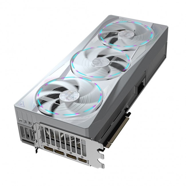GIGABYTE AORUS GeForce RTX 5090 MASTER ICE 32G Graphics Card - 32GB GDDR7, 512bit, PCI-E 5.0, 2655MHz Core Clock, 3 x DP 2.1a, 1 x HDMI 2.1b, NVIDIA DLSS 4, GV-N5090AORUSM ICE-32GD GIGABYTE AORUS GeForce RTX 5090 MASTER ICE 32G Graphics Card - 32GB GDDR7, 512bit, PCI-E 5.0, 2655MHz Core Clock, 3 x DP 2.1a, 1 x HDMI 2.1b, NVIDIA DLSS 4, GV-N5090AORUSM ICE-32GD