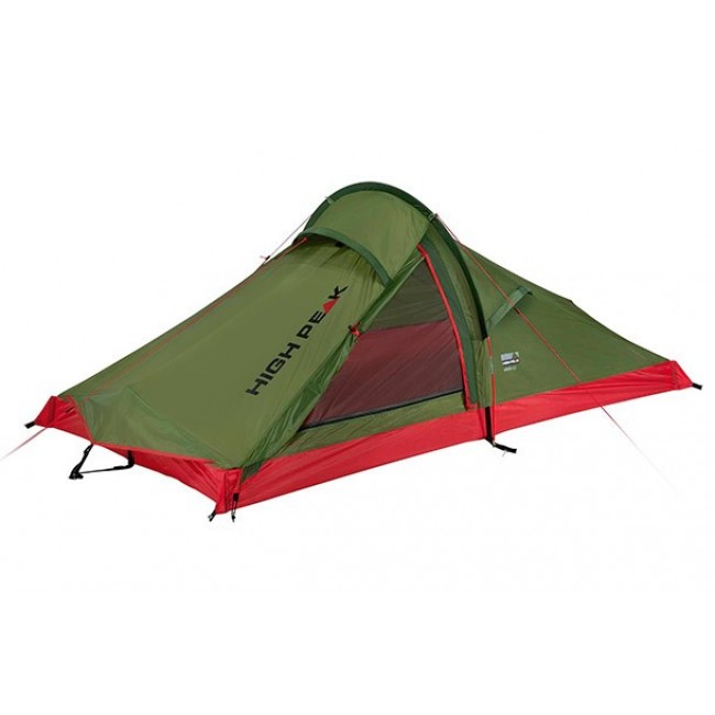 High Peak Siskin 2.0 Green, Red Pyramid tent 10184