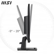 MSI Pro MP245G 24 Inch Monitor, FHD (1920 x 1080), 100Hz, IPS, 1ms, 1x HDMI 1.4b, 1x DP 1.2a output, 1x D-Sub(VGA), Built-in Speakers, Anti-Glare, Anti-Flicker, Less Blue light, T V Certified, VESA, Kensington, Black MSI Pro MP245G 24 Inch Monitor, FHD (1920 x 1080), 100Hz, IPS, 1ms, 1x HDMI 1.4b, 1x DP 1.2a output, 1x D-Sub(VGA), Built-in Speakers, Anti-Glare, Anti-Flicker, Less Blue light, T V Certified, VESA, Kensington, Black