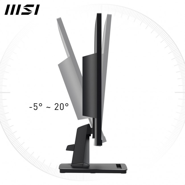 MSI Pro MP245G 24 Inch Monitor, FHD (1920 x 1080), 100Hz, IPS, 1ms, 1x HDMI 1.4b, 1x DP 1.2a output, 1x D-Sub(VGA), Built-in Speakers, Anti-Glare, Anti-Flicker, Less Blue light, T V Certified, VESA, Kensington, Black MSI Pro MP245G 24 Inch Monitor, FHD (1920 x 1080), 100Hz, IPS, 1ms, 1x HDMI 1.4b, 1x DP 1.2a output, 1x D-Sub(VGA), Built-in Speakers, Anti-Glare, Anti-Flicker, Less Blue light, T V Certified, VESA, Kensington, Black