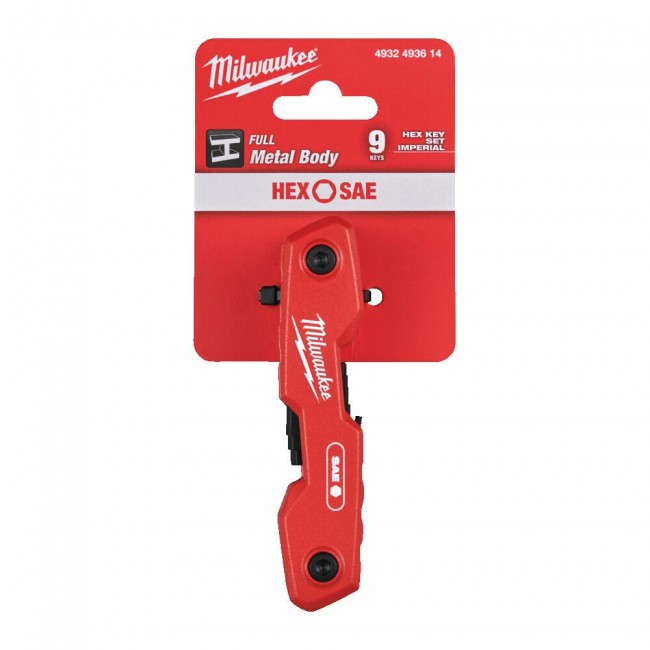 MILWAUKEE ALLEN WRENCH IMPERIAL SET 9pcs.