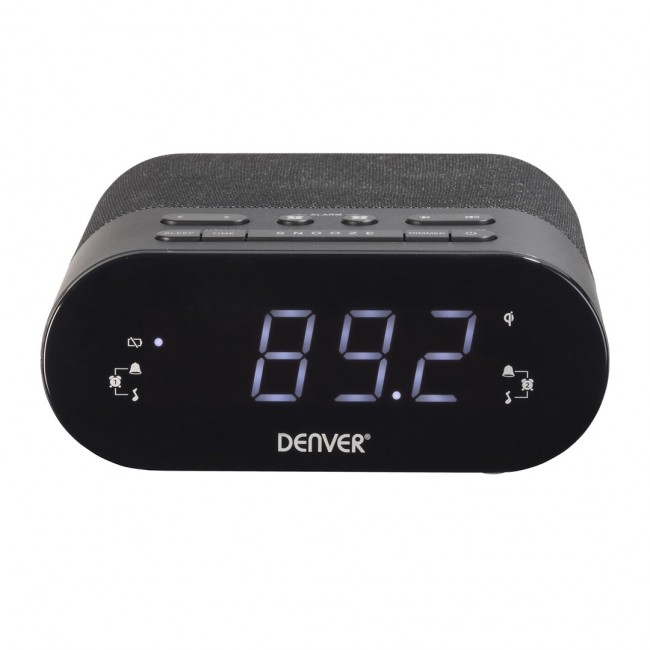 Denver CRQ-107 Digital alarm clock Black