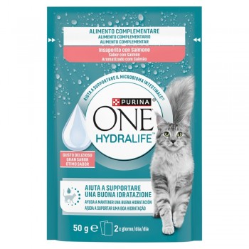 PURINA One Hydralife Salmon - cat treats - 50g