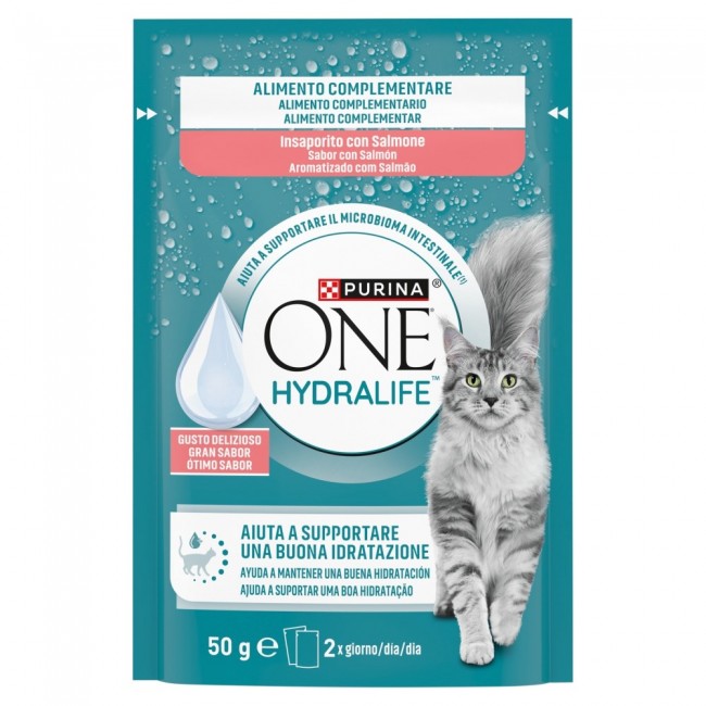 PURINA One Hydralife Salmon - cat treats - 50g