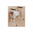 Verstellbarer Toilettensitz mit Platz f r Zeitung wei 