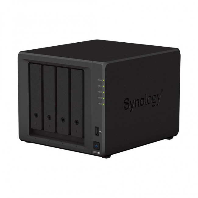 Synology DiskStation DS923+ NAS/storage server Tower Ryzen Embedded R1600 4 GB DDR4L 0 TB DiskStation Manager Black