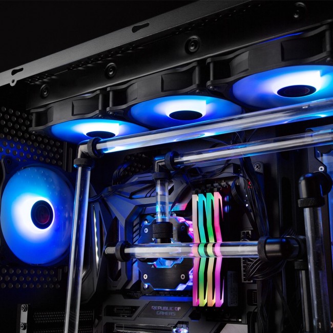 RAIJINTEK EOS 12 RBW ADD Motherboard, Processor Fan 12 cm Black, White 2 pc(s) RAIJINTEK EOS 12 RBW ADD Motherboard, Processor Fan 12 cm Black, White 2 pc(s)