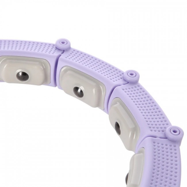 Hula hop with magnets, weight and counter HMS HHM14 purple Hula hop with magnets, weight and counter HMS HHM14 purple