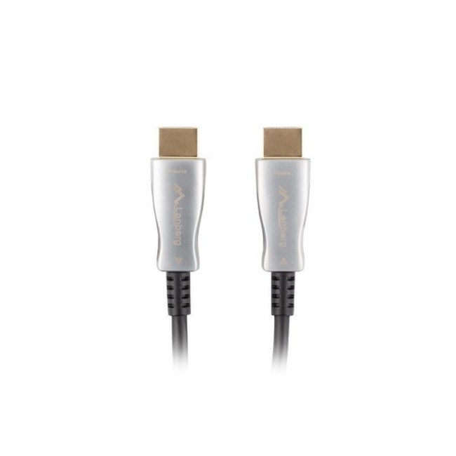 Lanberg CA-HDMI-20FB-0200-BK optical cable HDMI M/M 20m v2.0 4K AOC Lanberg CA-HDMI-20FB-0200-BK optical cable HDMI M/M 20m v2.0 4K AOC
