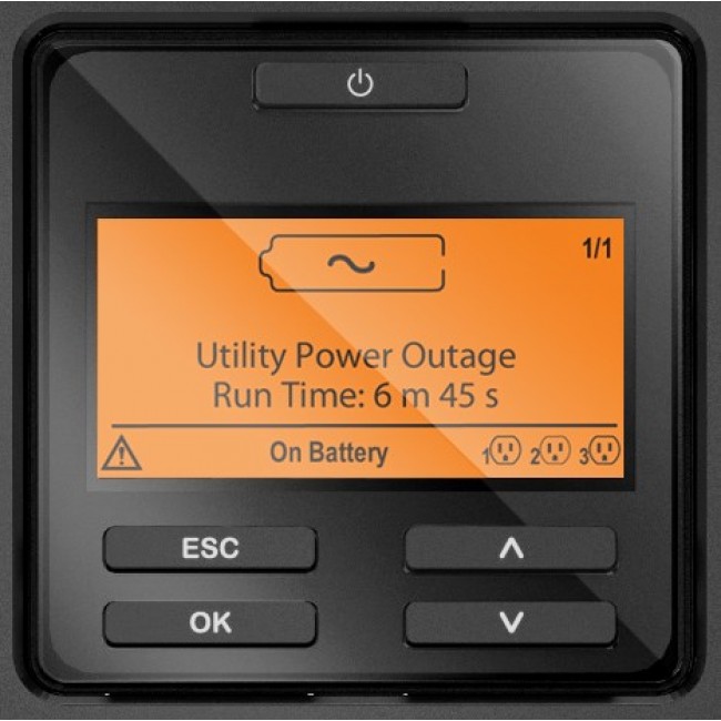 APC Smart-UPS On-Line, 1000VA/1000W, Tower, 230V, 6x C13 IEC outlets, SmartSlot, Extended runtime, W/O rail kit APC Smart-UPS On-Line, 1000VA/1000W, Tower, 230V, 6x C13 IEC outlets, SmartSlot, Extended runtime, W/O rail kit