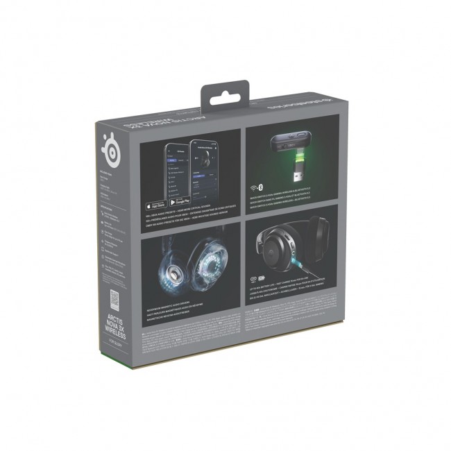 Steelseries Arctis Nova 3X Wireless, Black