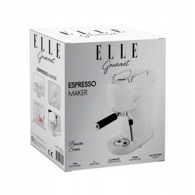 ELLE coffee machine, white