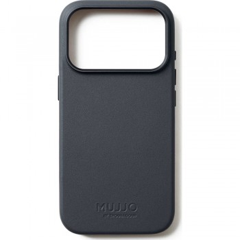 Mujjo Full Leather Case MagSafe Case for iPhone 17 Pro Grey
