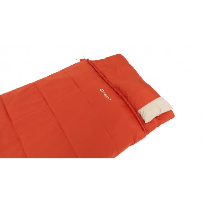 Outwell Contour Lux Adult Rectangular sleeping bag Polyester Red Outwell Contour Lux Adult Rectangular sleeping bag Polyester Red