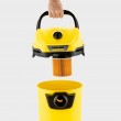 Universal hoover KARCHER WD 3 V-17/4/35 + nozzles 17 l 1000 W (1.628-124.0) Black, Yellow Universal hoover KARCHER WD 3 V-17/4/35 + nozzles 17 l 1000 W (1.628-124.0) Black, Yellow