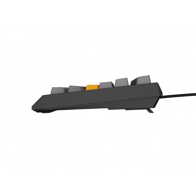 GENESIS Thor 230 TKL keyboard Gaming USB QWERTY Black, Grey, Orange