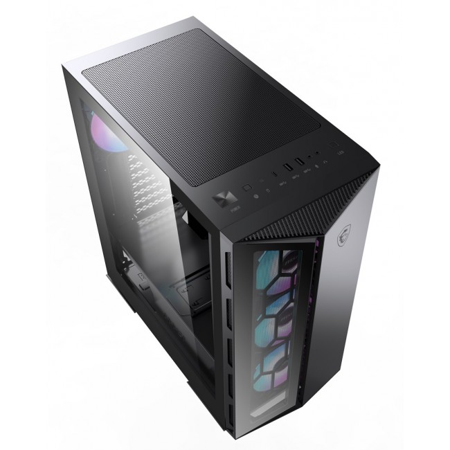 MSI MPG GUNGNIR 110R PC Case, Mid-Tower, USB 3.2, Black MSI MPG GUNGNIR 110R Black ATX Power supply included No