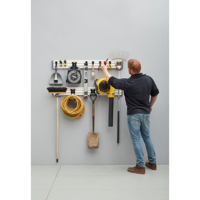 Stanley STST22000-1 garden tool storage rack Wall-mounted Steel Stanley STST22000-1 garden tool storage rack Wall-mounted Steel