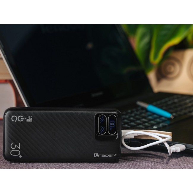 Tracer Blaze 30000 mAh 65 W, Black Tracer Blaze 30000 mAh 65 W, Black