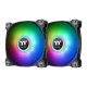 Thermaltake Pure Duo 14 Universal Fan 14 cm Black 2 pc(s)