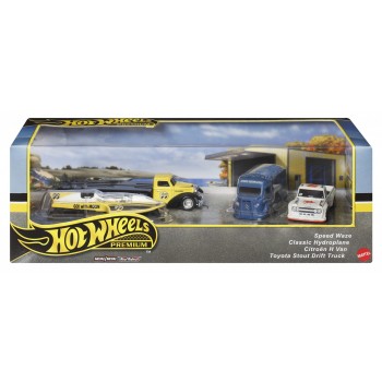 Hot Wheels Premium Collector Set Vintage Race Team