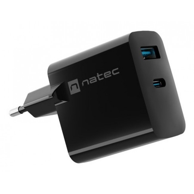 NATEC NUC-2143 mobile device charger Universal Black AC Fast charging Indoor NATEC NUC-2143 mobile device charger Universal Black AC Fast charging Indoor